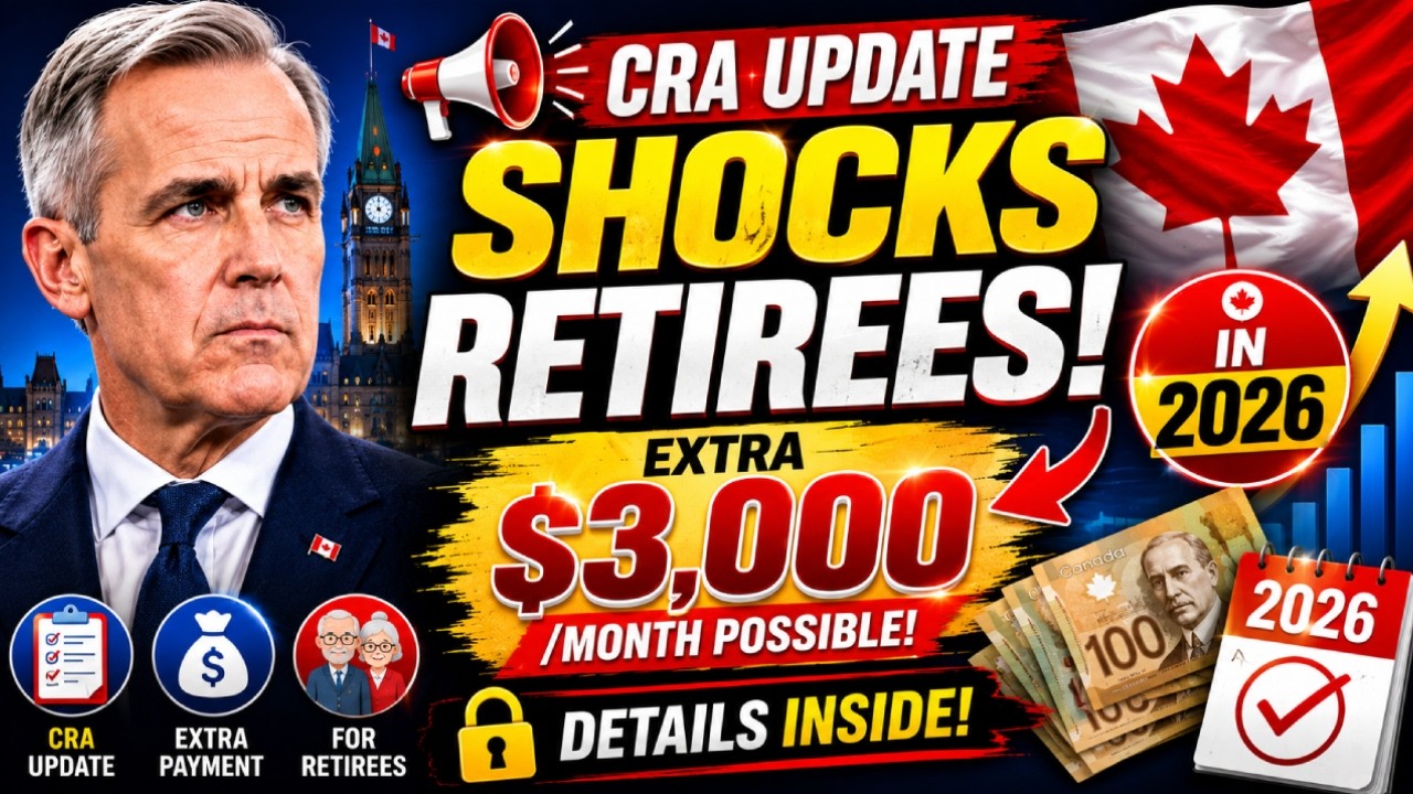 📢 CRA UPDATE SHOCKS Retirees_ Extra $3,000_Month Possible in 2026 &mdash; Details Inside!