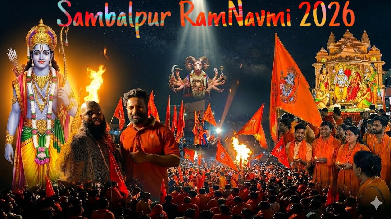 Sri Ram Navami Sobha Yatra 2026 || Sambalpur RamNavmi || Biggest Rally Ever in Sambalpur || gorajugo
