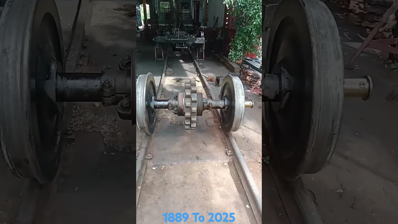Rack and pinion system in Toy Train Nilgiri Mountain Railway #mettupalayam #Coonoor #Ooty Tamilnadu
