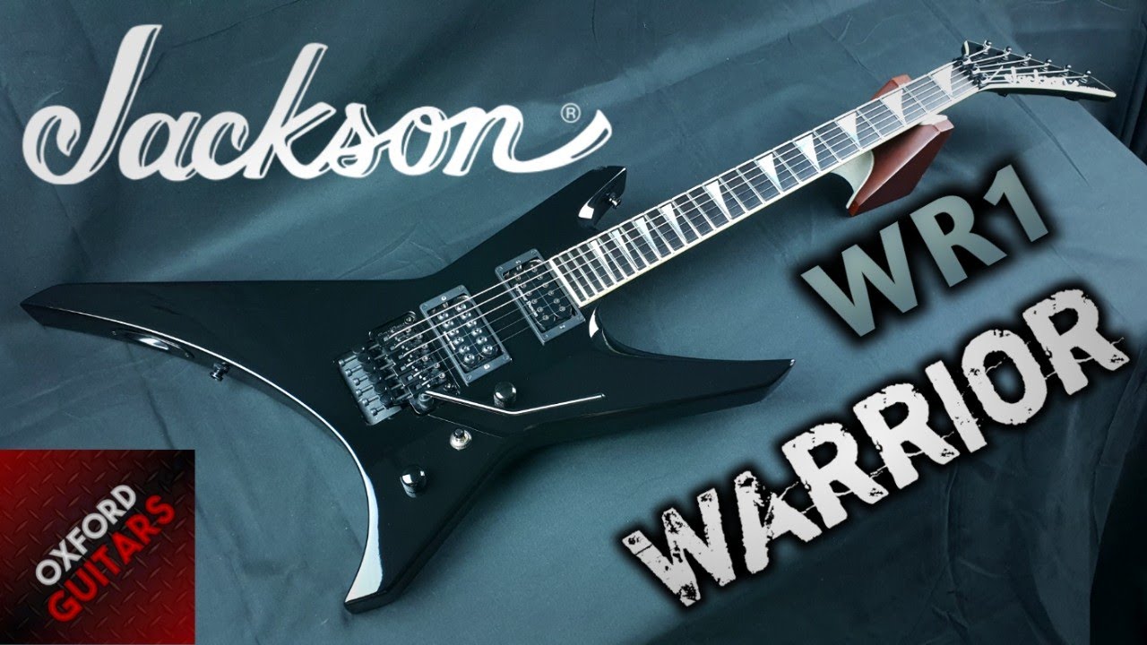 Jackson Warrior WR1 USA Black Floyd Rose Seymour Duncan Invader Full Shred guitar close up video
