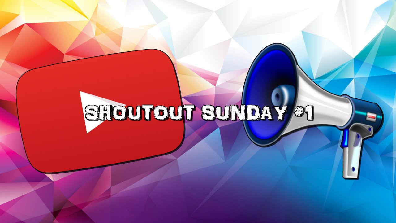 Shoutout Sunday #01 - Grow Your Channel! Gain Active Subscribers!