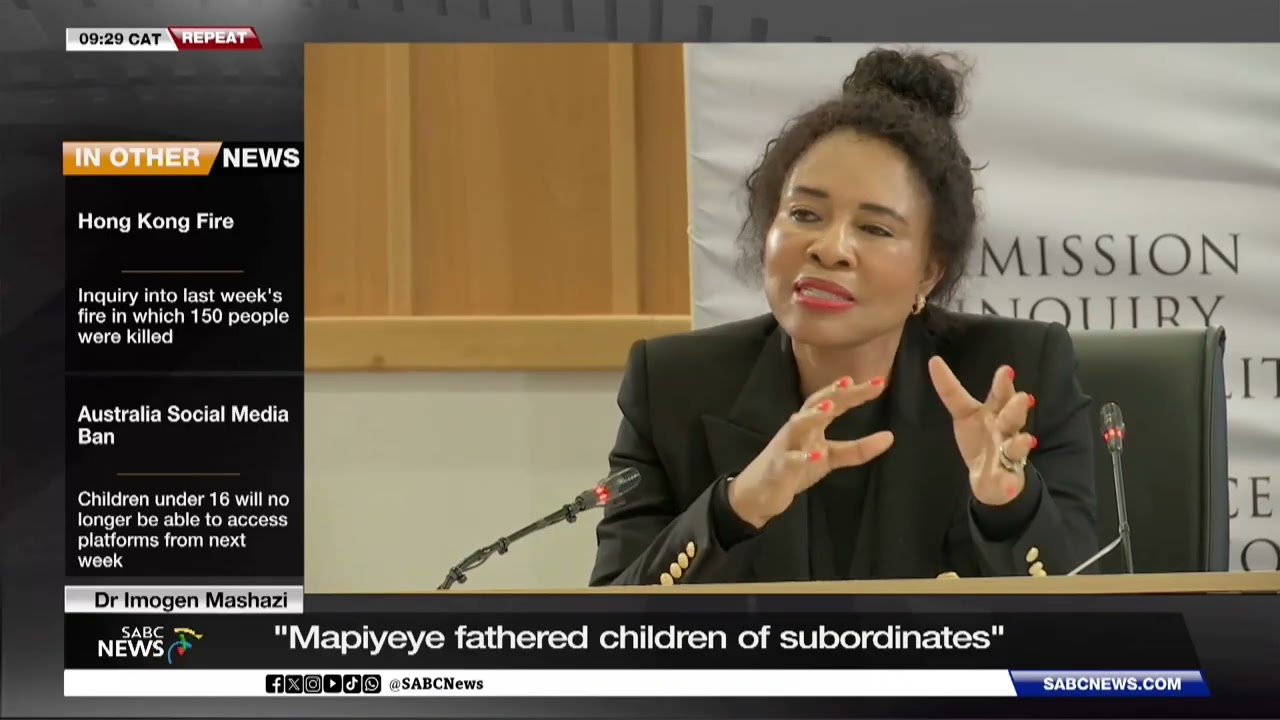 Madlanga Commission I Mashazi completing her testimony