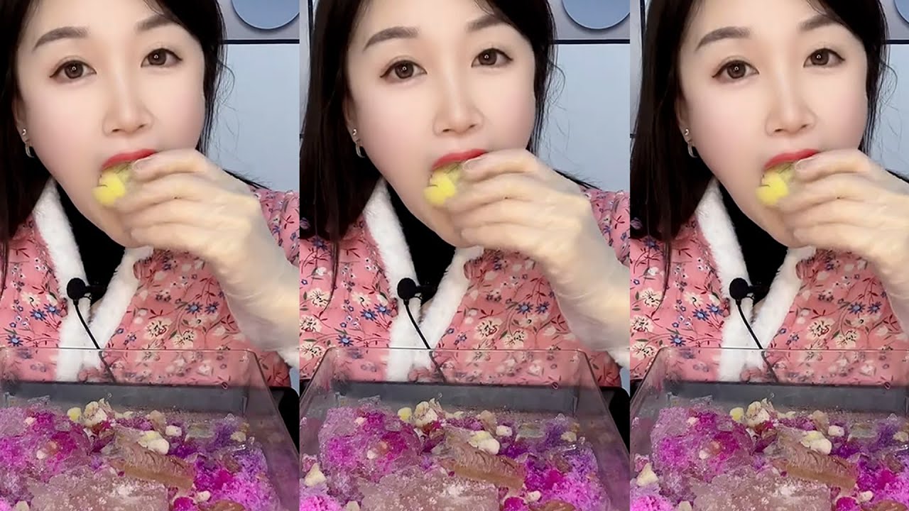 ASMR MUKBANG ICE EATING SOUNDS FROM THE FROZEN WATER