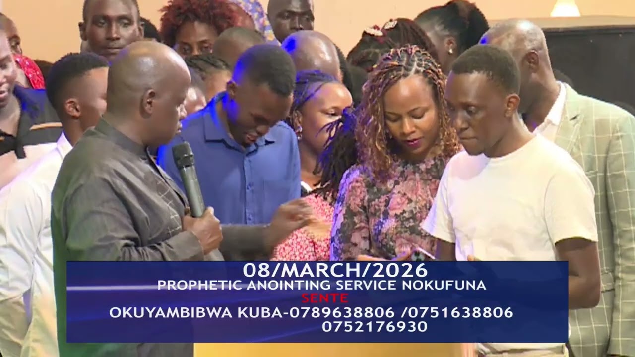 ADVERT FOR PROPHETIC ANOINTING SERVICE NOKUFUNA SENTE NGA 8 MARCH 2026