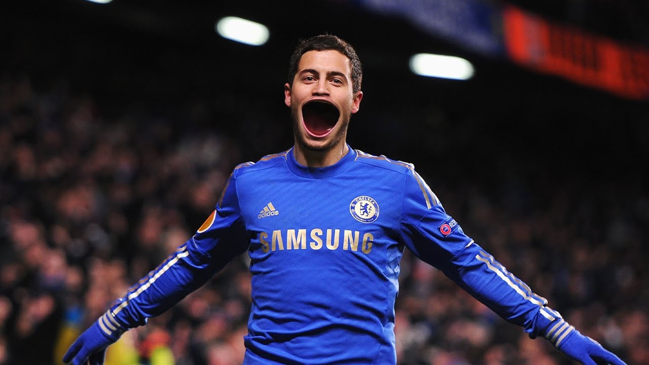 Eden Hazard scored this screamer with his weaker foot