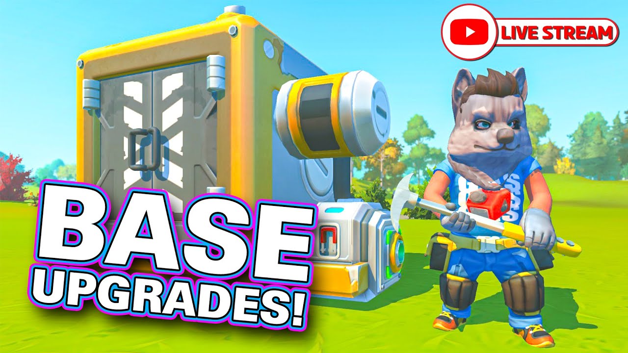 CRASHLANDER Base Upgrades! Mining Vehicle? Smelter? Piston Generator? Come Hang Out!