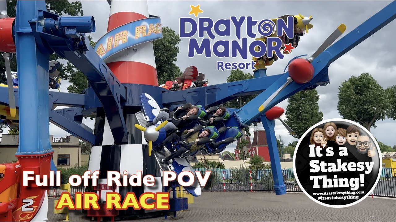 Air Race Full off Ride POV at Drayton Manor #itsastakesything