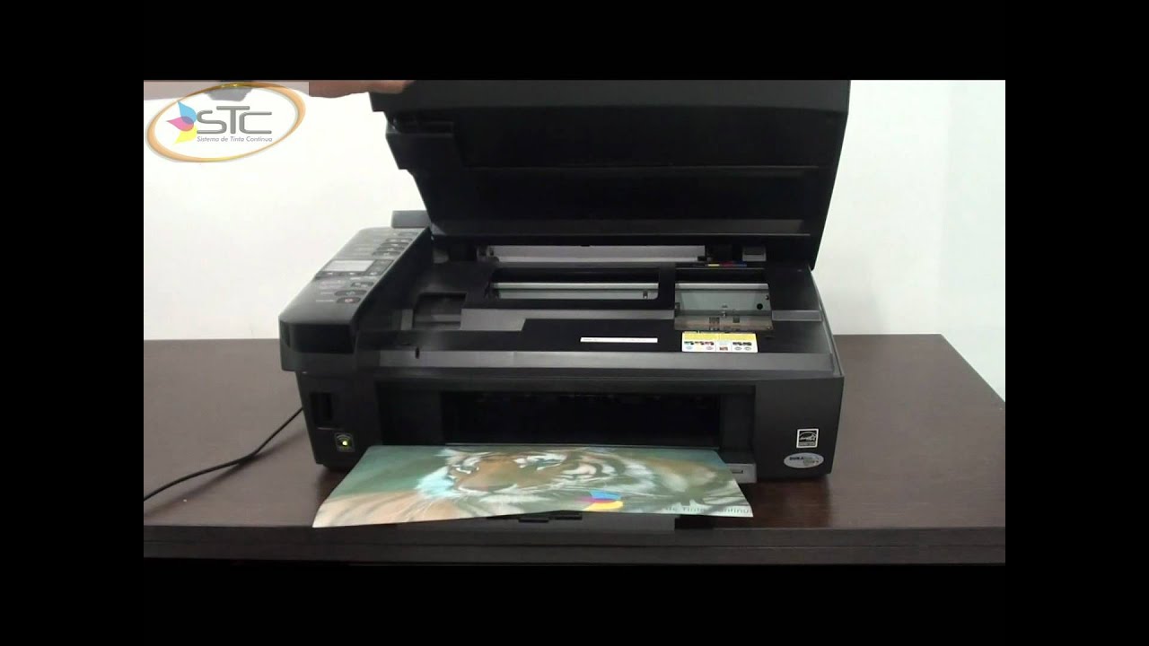 Multifuncional Epson TX420W con Cartuchos Recargables STC