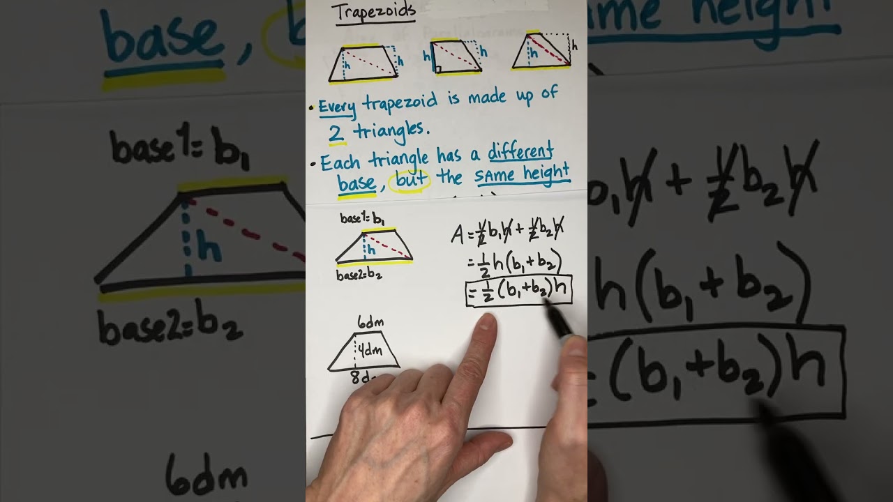 7th Grade | Area of a Trapezoid 