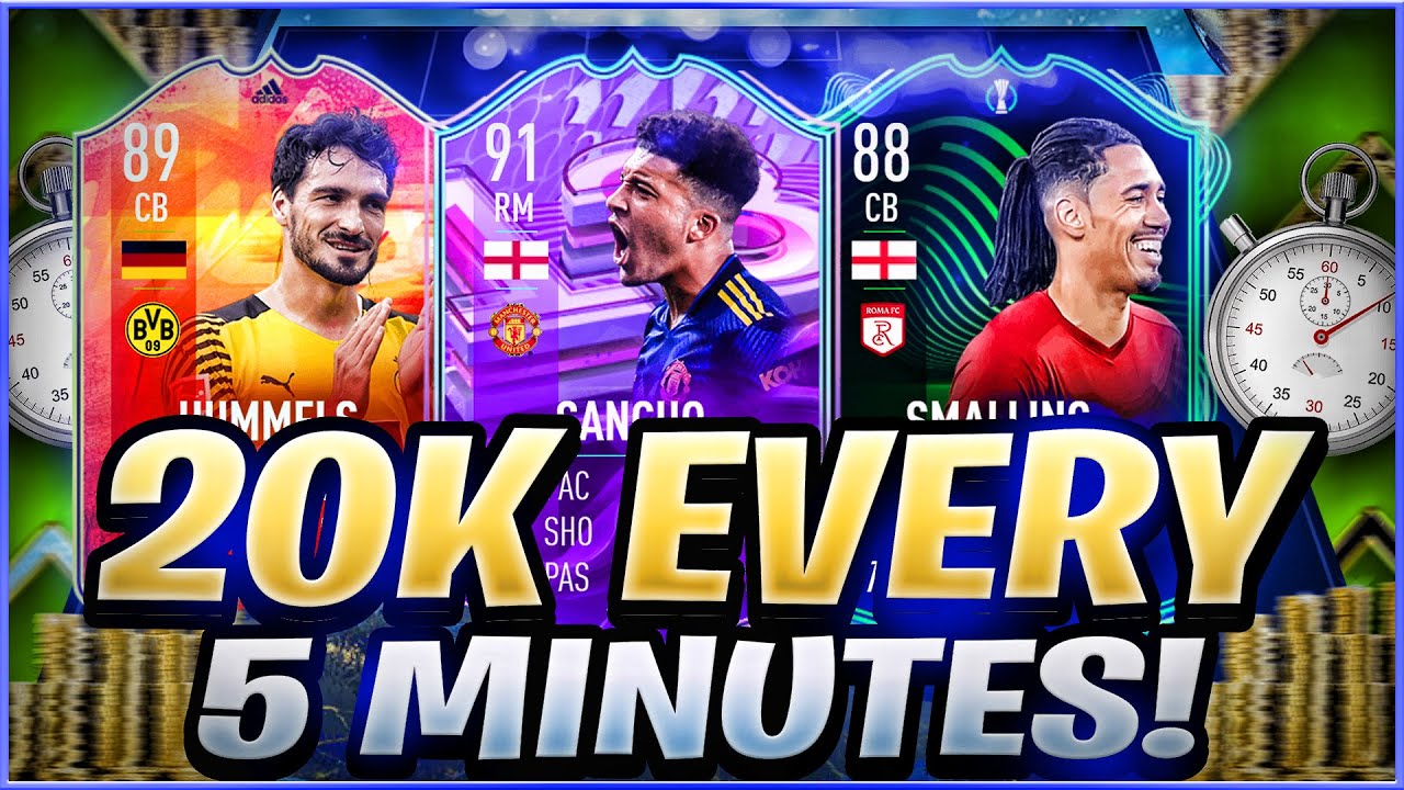 20K EVERY 5 MINS FIFA 22 BEST TRADING METHODS (FIFA 22 SNIPING FILTERS & FLIPPING)