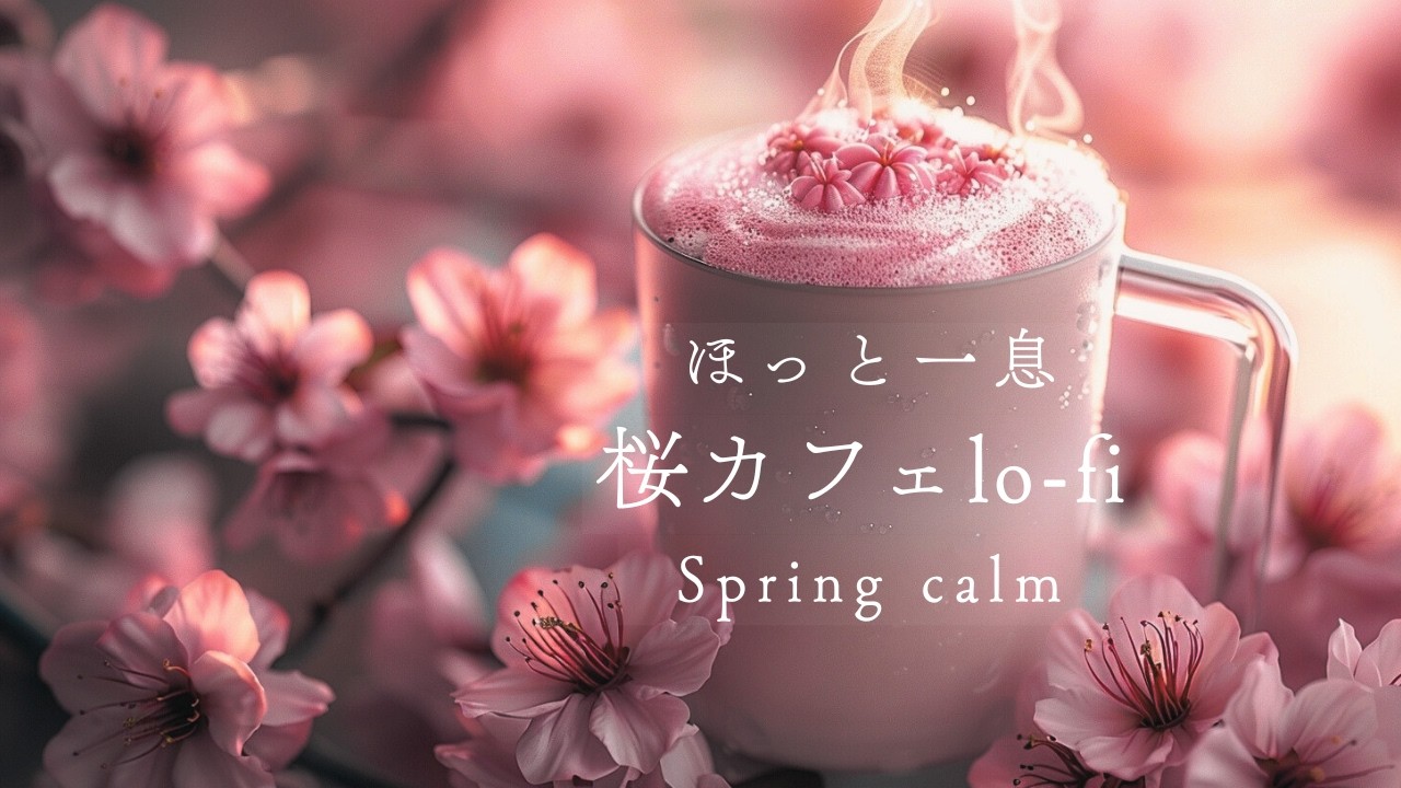 【カフェBGM】ほっと一息、桜カフェLo-Fi |春の訪れ