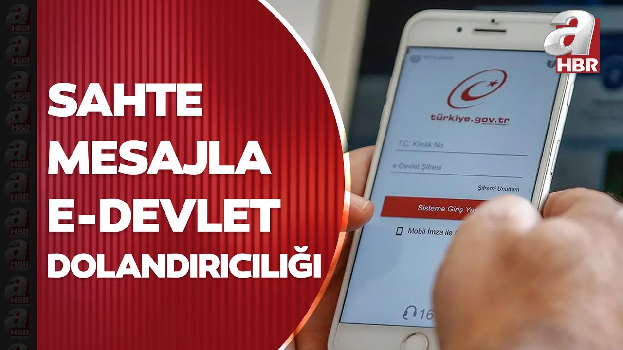 Binlerce kişiyi dolandırmak istediler! Sahte mesajla e-Devlet dolandırıcılığı | A Haber
