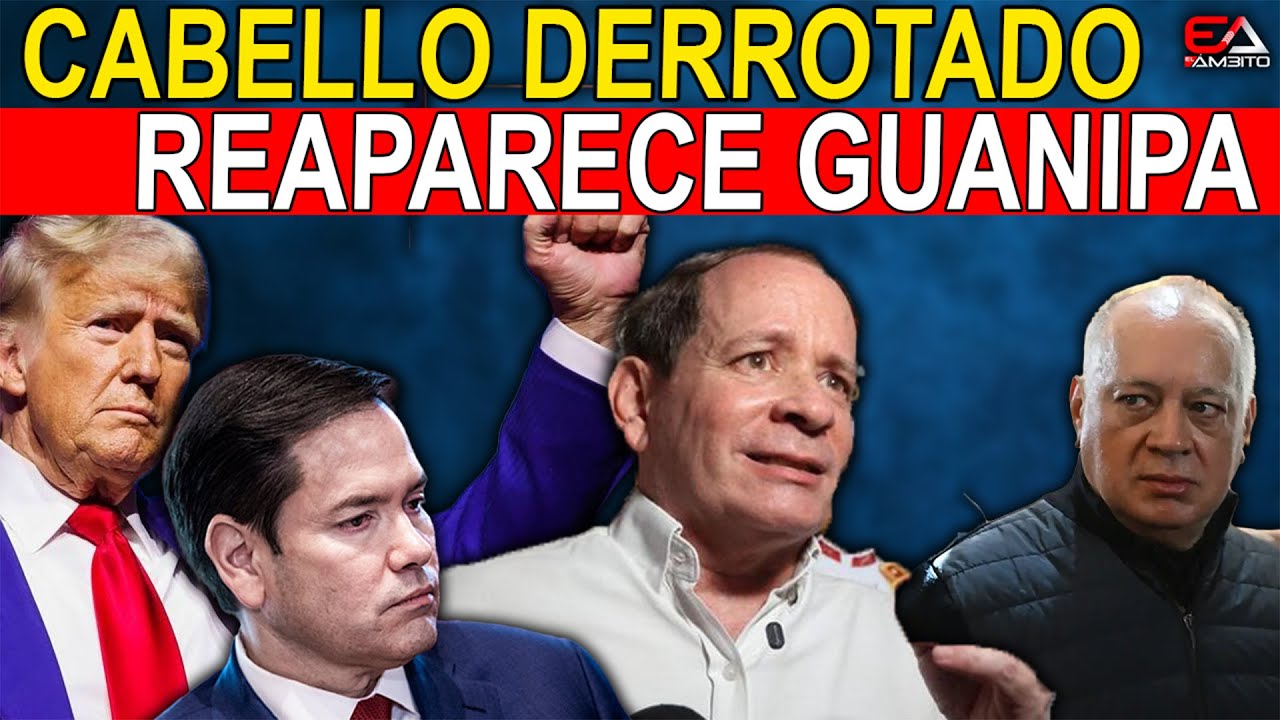 🔴 APARECIÓ GUANIPA, DIOSDADO SE ARRODILLÓ POR ORDEN DE MARCO RUBIO