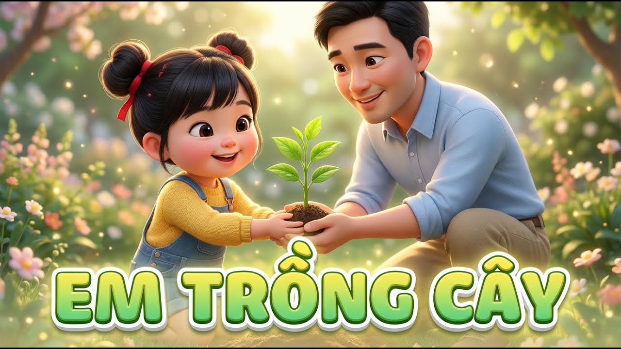 Em Cùng Bố Trồng Cây - Nhạc Tết Thiếu Nhi Sôi Động - Bài Hát Hay Nhất 2026