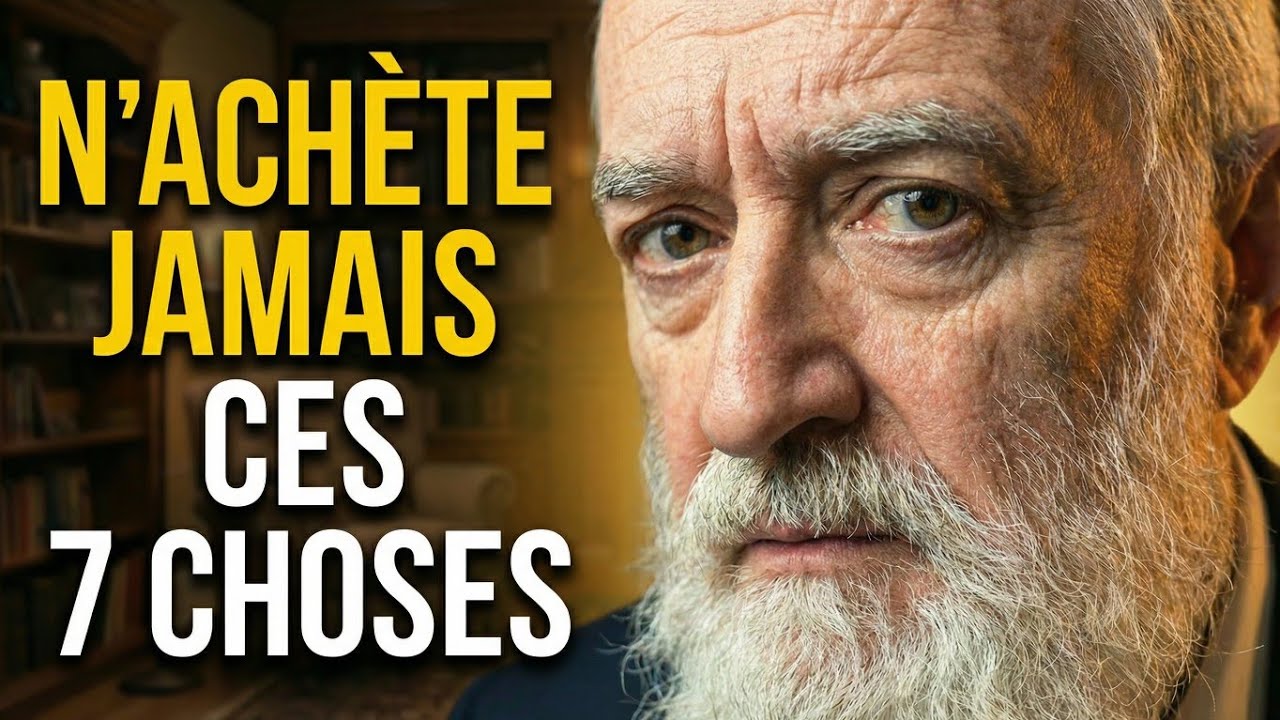 Si Tu Achètes Ces 7 Choses, Tu Restes Pauvre à Vie