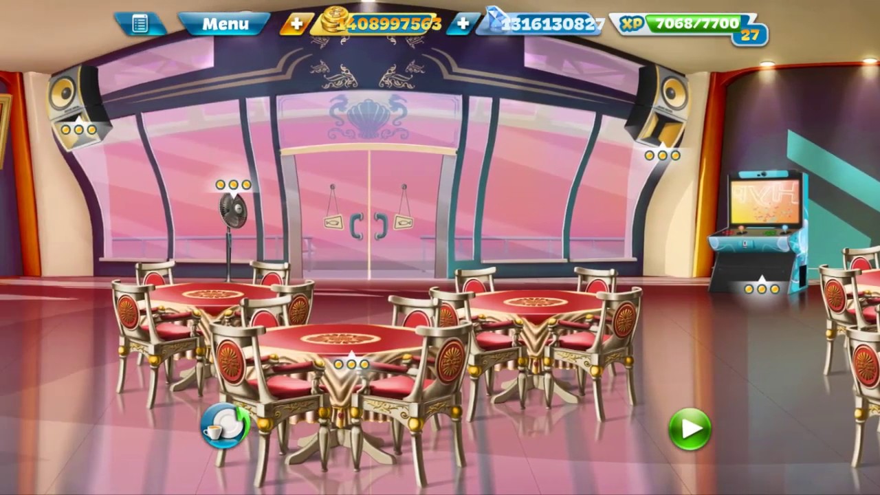 Cooking Fever Full Upgrade For Interior And Kitchen Of Seafood Bistro