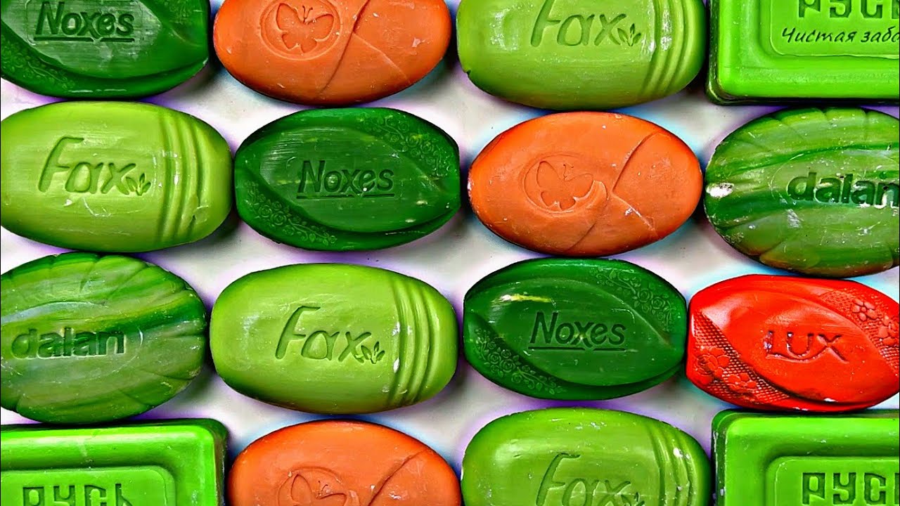 💚🧡Cutting soap ASMR 🧡💚