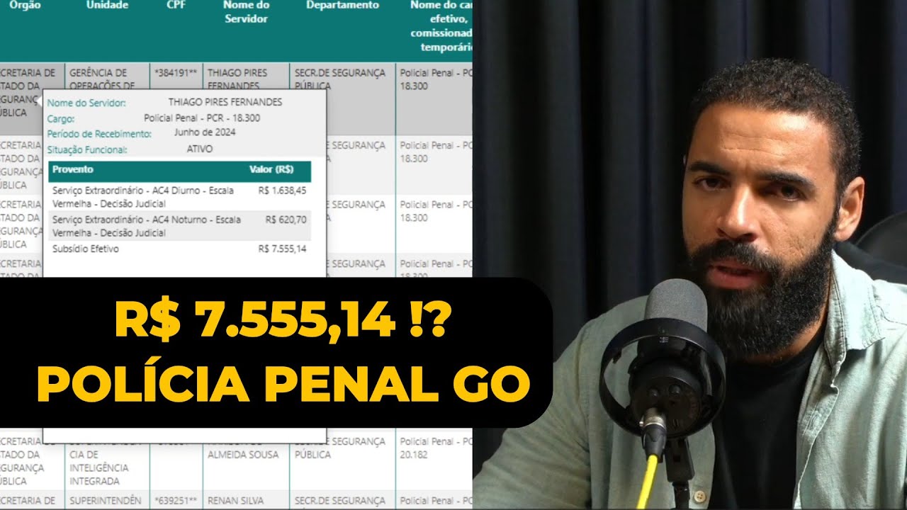 CONCURSO POLÍCIA PENAL GO (PPGO) - VALE A PENA?