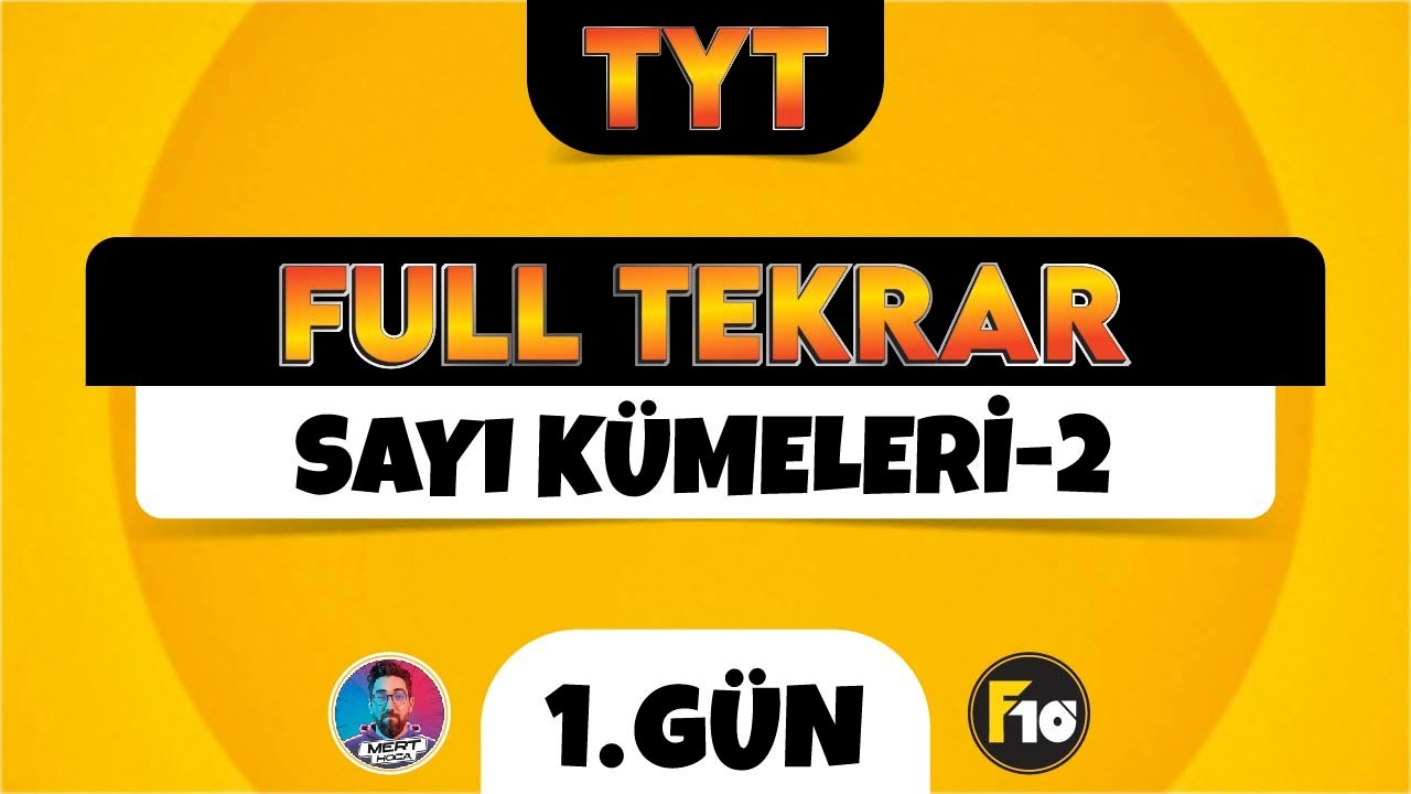 TYT Matematik Full Tekrar Kampı | 1.Gün | Sayı Kümeleri-2 | 2023 | #tytbitsin