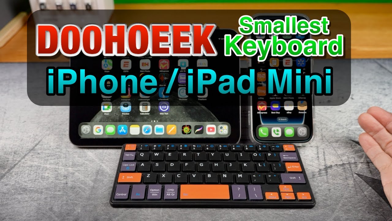 Мини-клавиатура Bluetooth Doohoeek &mdash; самая маленькая клавиатура, которой я когда-либо пользовался!