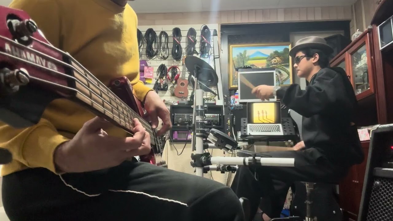 The Shadows | Apache | cover, jam with Den Den