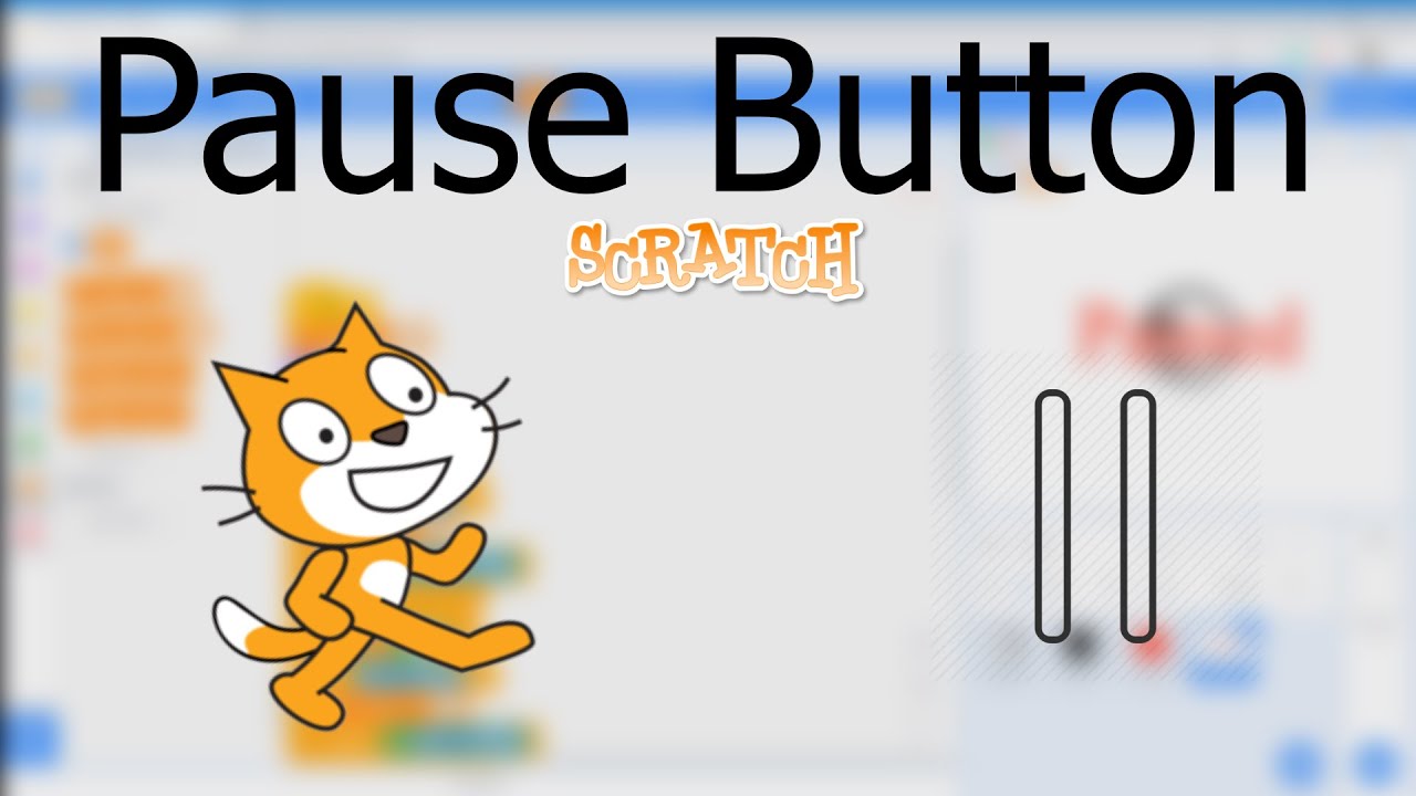 How to Make a Pause Button on Scratch!