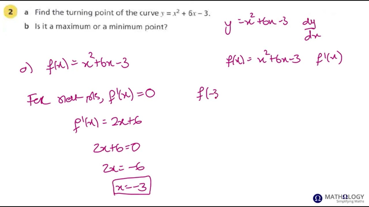 IGCSE Extended: Exercise 22C (Differentiation)