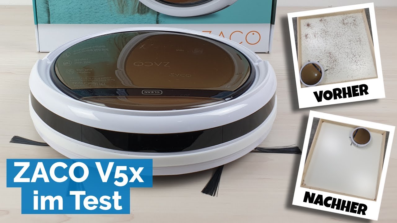 Zaco V5x Saugroboter im Test - Was taugt der günstige Hybridroboter?