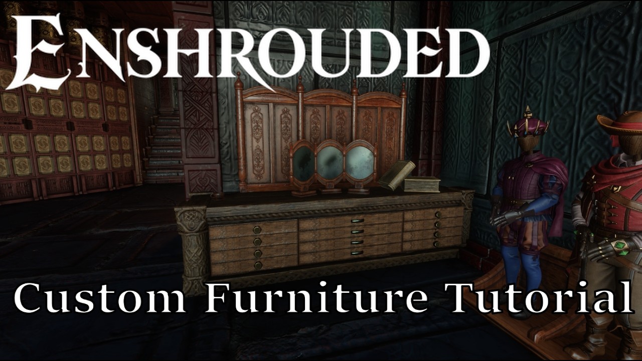 Enshrouded | How to Make Custom Dressers and Counters