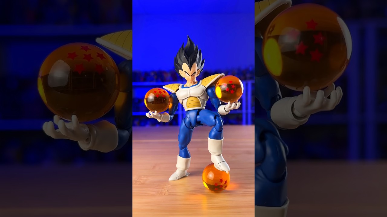 Давайте распакуем Dragon Ball Z Vegeta 24K Power Level S.H.Figuarts, купите фигурки на @hobby-genki