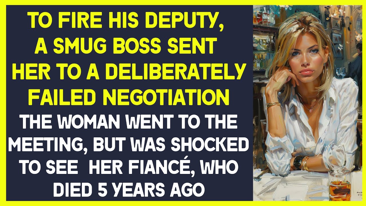 In negotiations with another company, a woman was shocked  meeting her fiancé who died 5 years ago