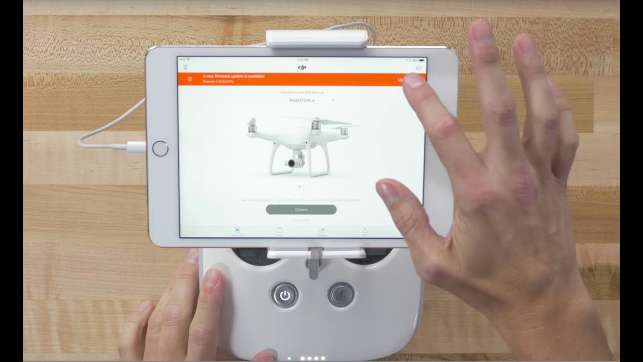 DJI Tutorials - Phantom 4 - Updating Firmware
