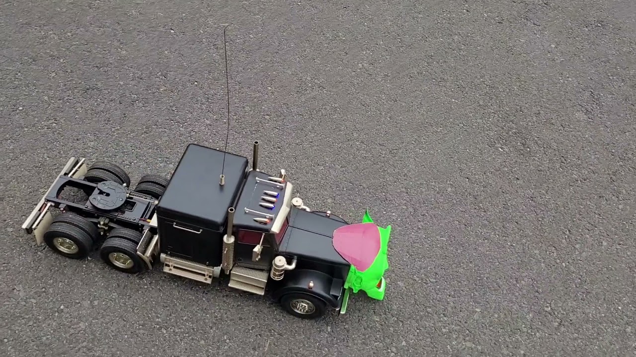 tamiya king HAULER Bob tail test drive 