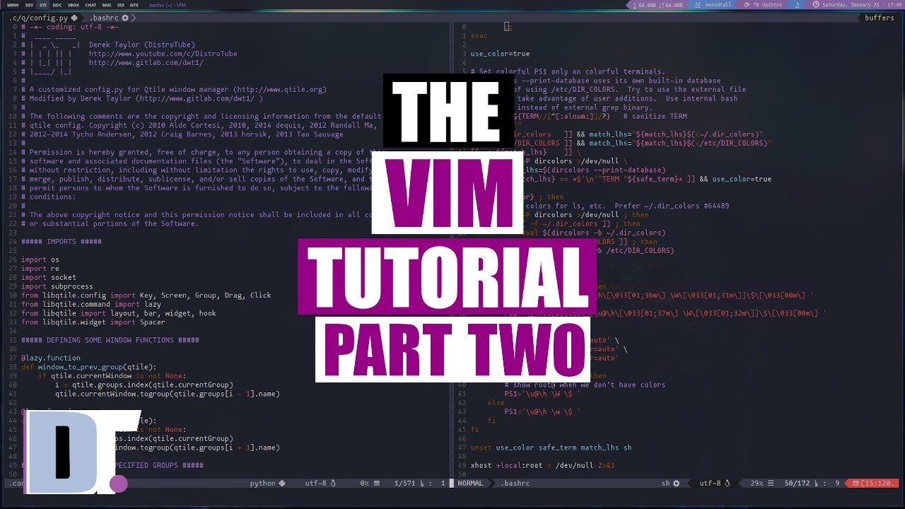 The Vim Tutorial - Part Two - More Commands