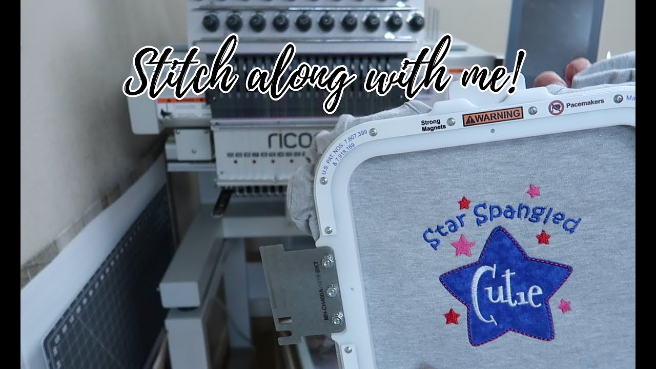 Join Me In Creating The Adorable Star Spangled Cutie Shirt On The Ricoma!