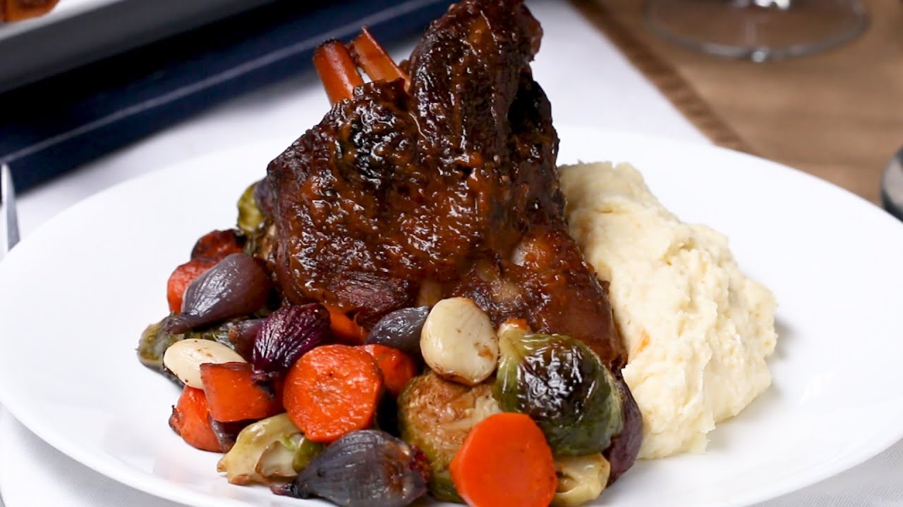 Elegant Braised Lamb Shanks