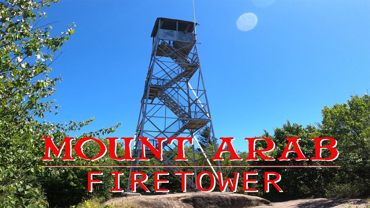 Fire Tower Challenge Mount Arab Big Perspective High on Summit
