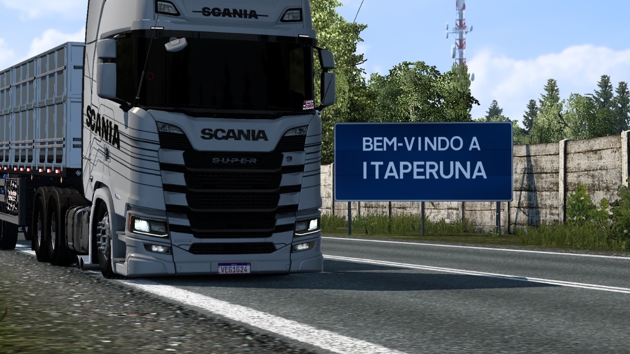ETS2 BRASIL   '' Puxnado 37T para o RJ com a scania super'' começando do zero