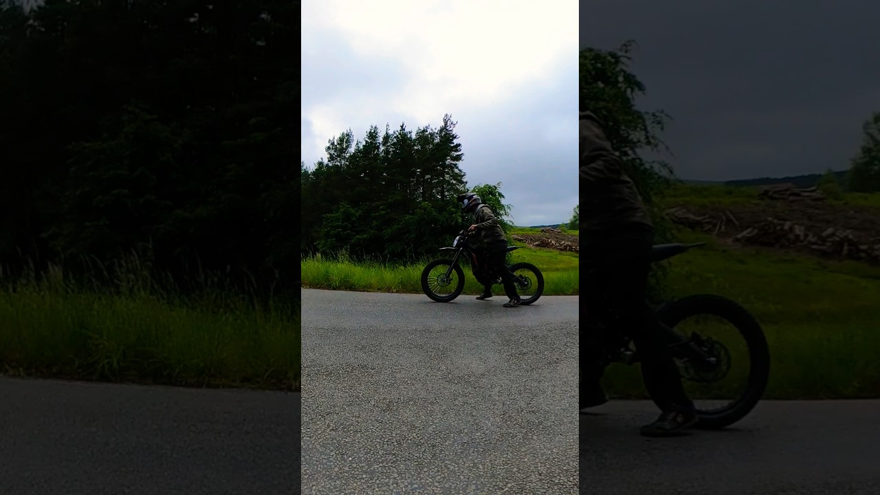 Cleaning the mud off my tires before the road section&hellip;.