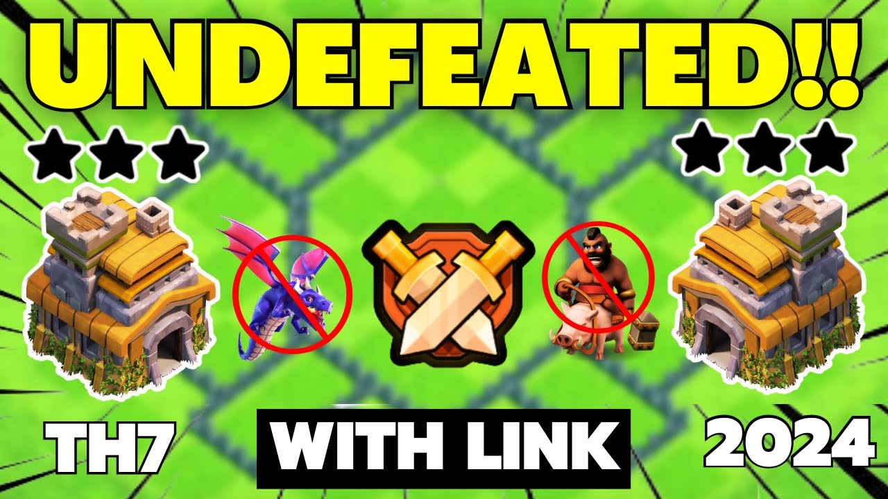 🏆 TOP 10 WORLD BEST TH7 War/Farm Base With Link | Th7 War Base With Link | Town Hall 7 Base | 2024