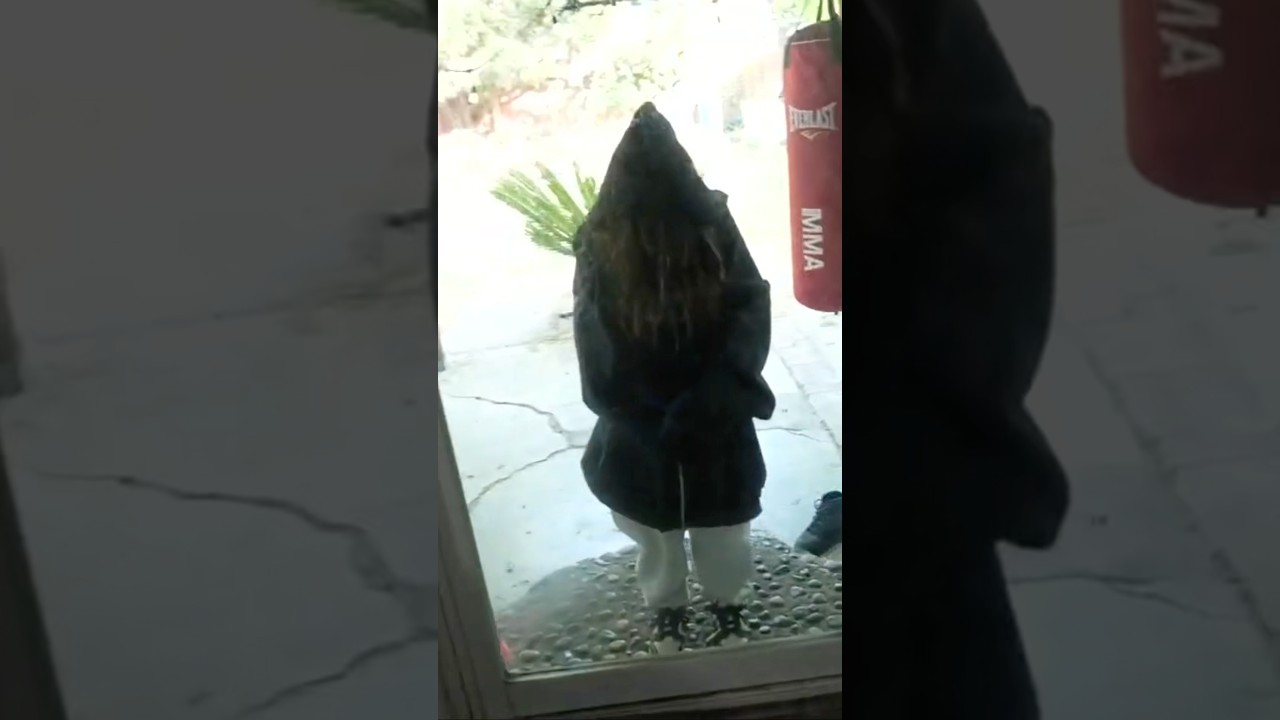 Evil Adopted Girl breaks into family home #shorts