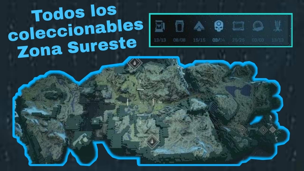 Halo Infinite - Todos los coleccionables de la zona sureste.