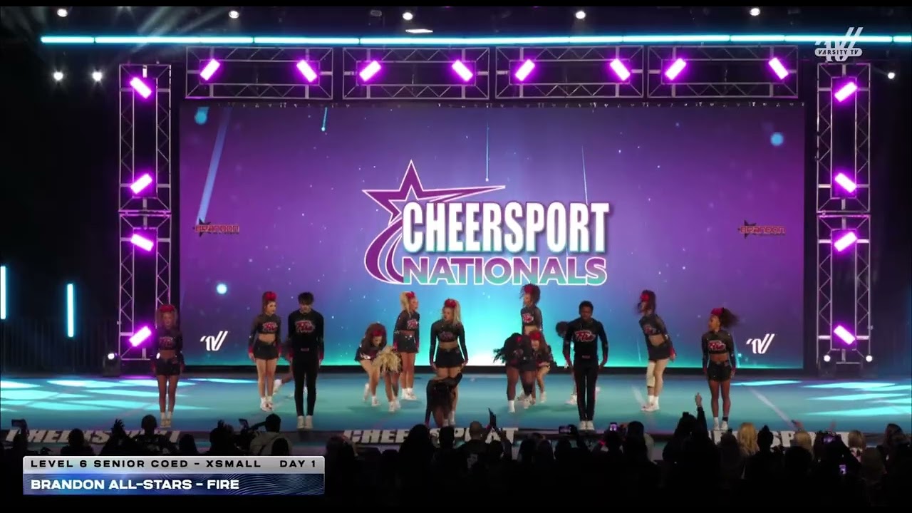 Brandon All-Stars Fire🔥 Cheersport Day 1 *no sound*