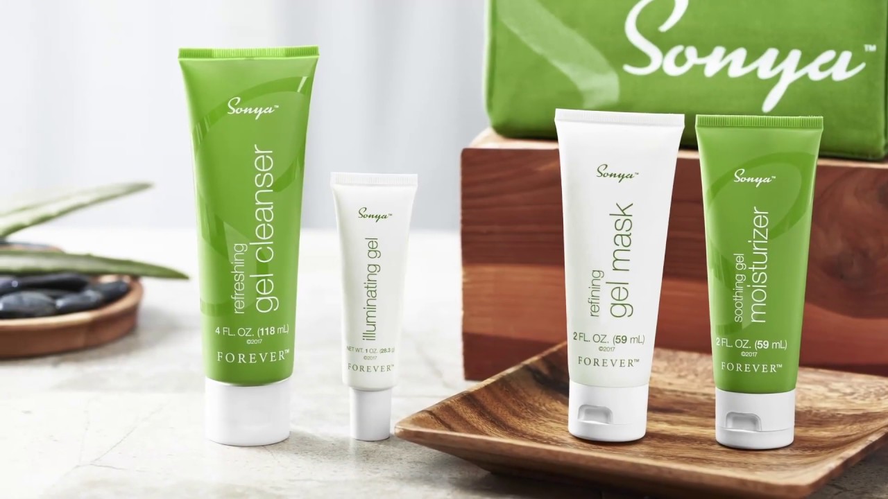Gamme Sonya Daily Skincare System by FOREVER, spéciale peaux mixtes