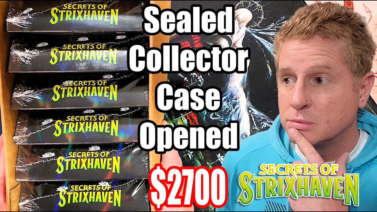 Распаковка коллекционного бокса игры Secrets of Strixhaven за 2700 долларов.