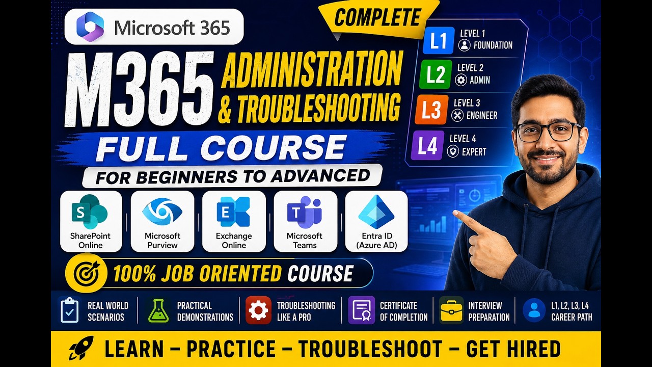 Office 365  full course | Office 365 Interview Preparation | office 365 videos