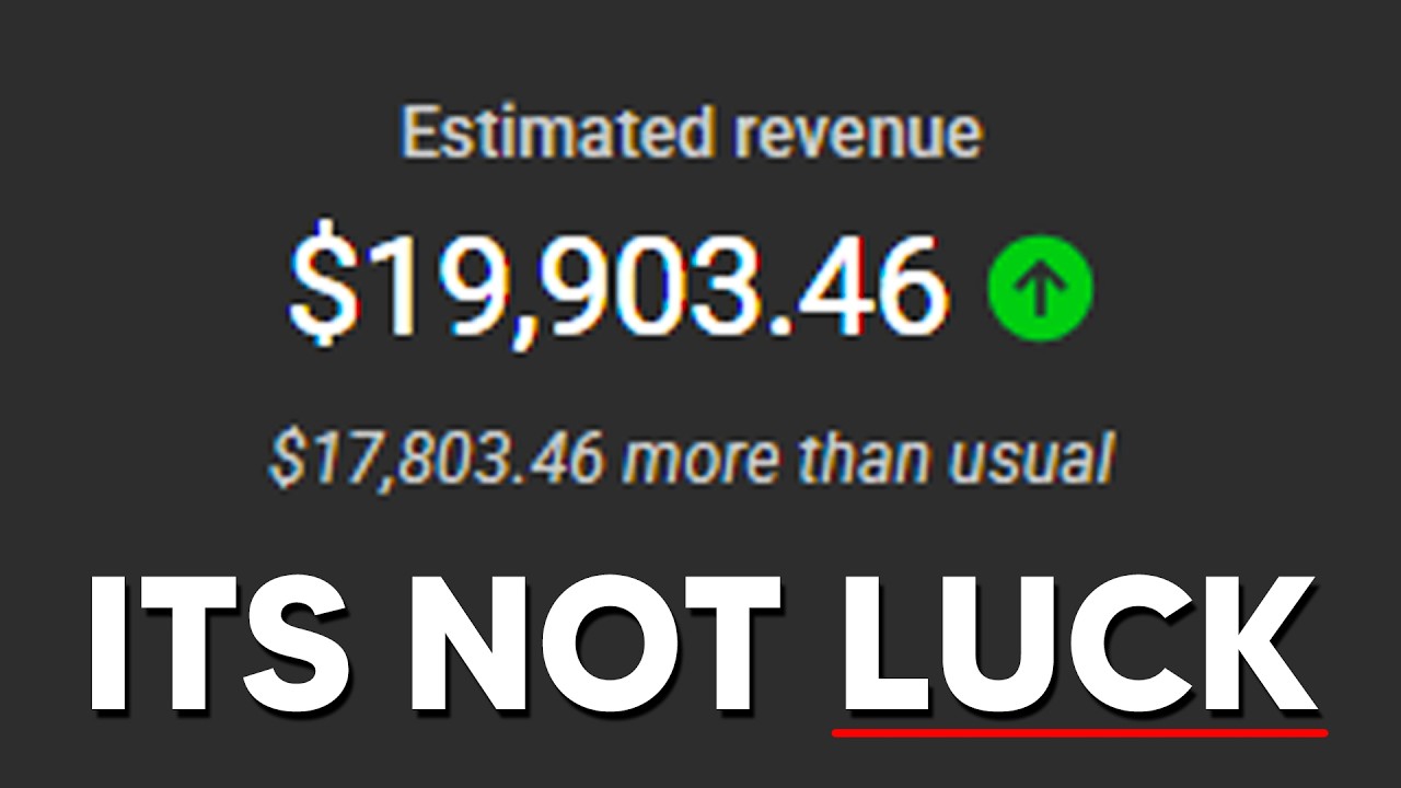 I Started a Secret YouTube Channel To Prove It's Not Luck…