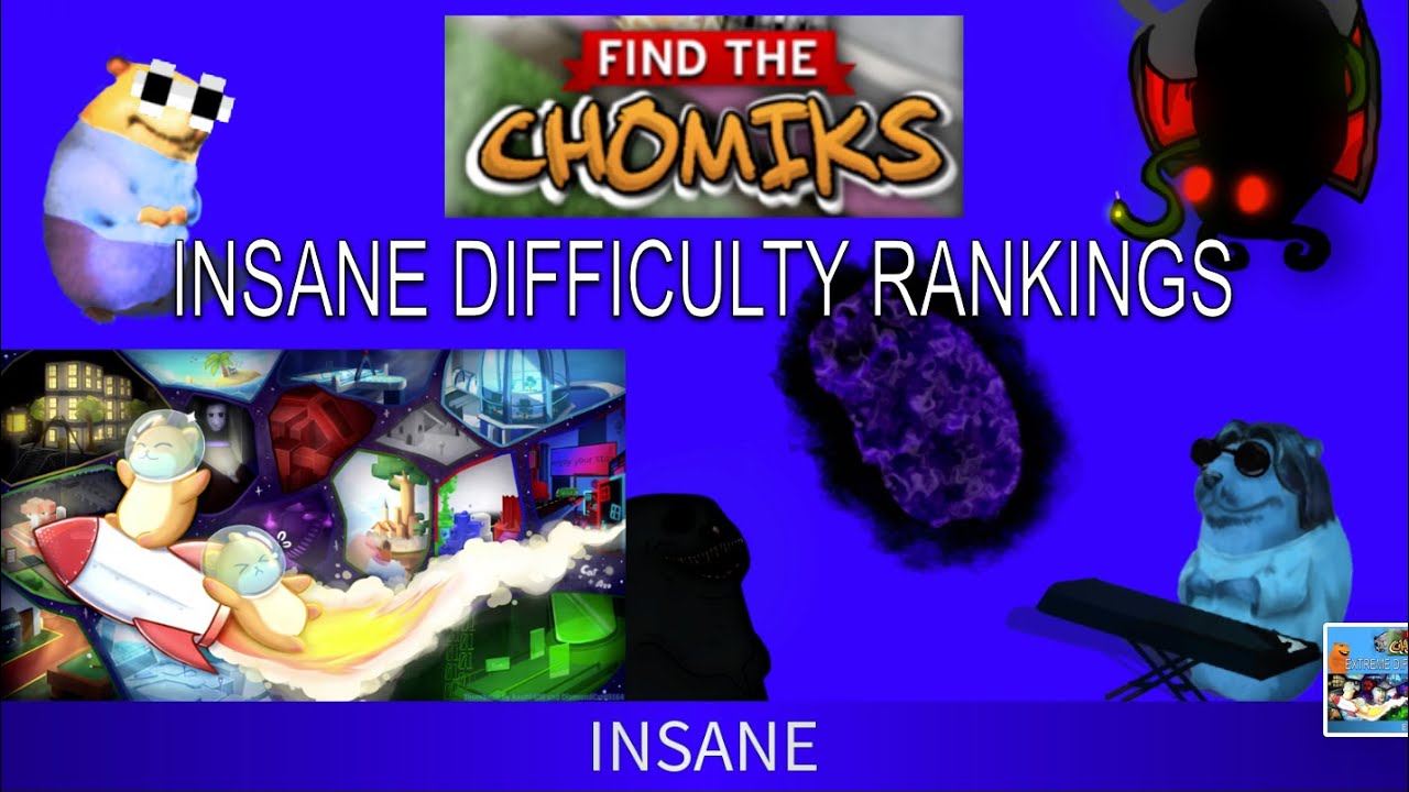 Find the Chomiks INSANE chomiks ranked easiest to hardest