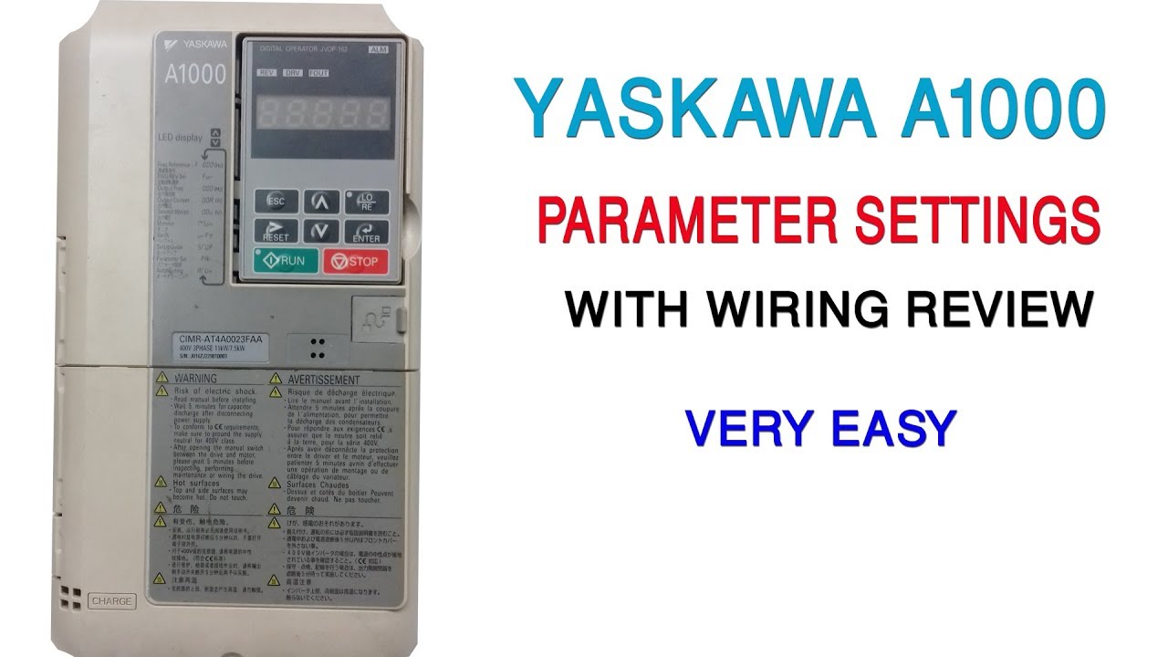 Yaskawa A1000 parameter setting