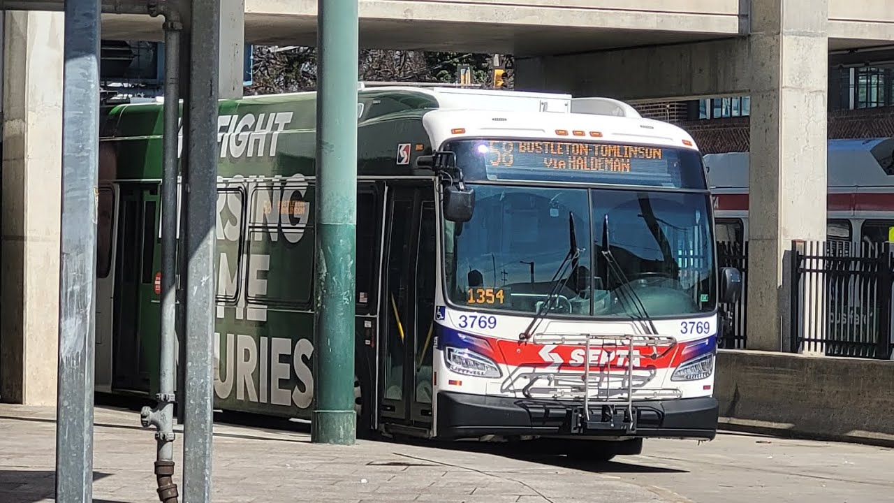 Hybrid electric septa bus XD40 New flyer 2024/5 (2026) #3769 route 58 
